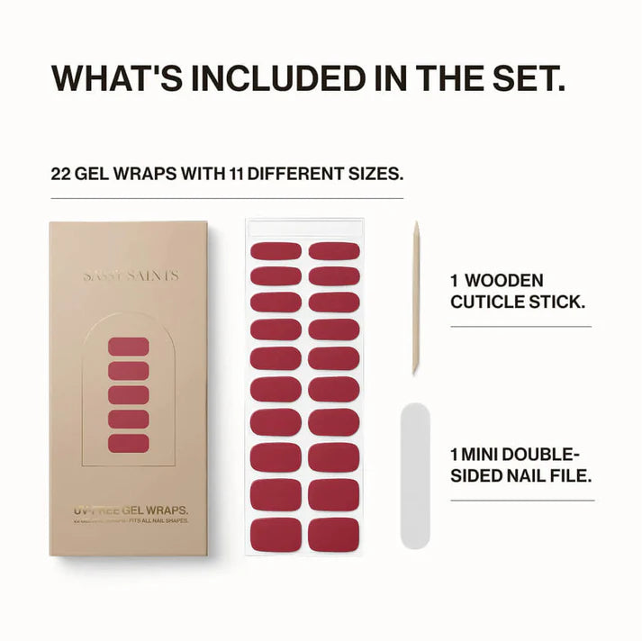 Gel Nail Wraps Routine Bundle