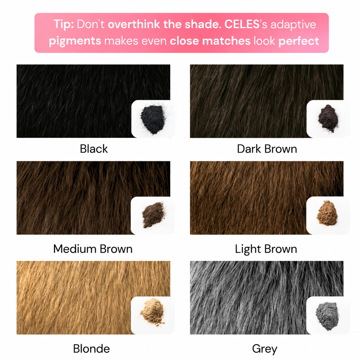 Celes Root & Grey Coverage Powder