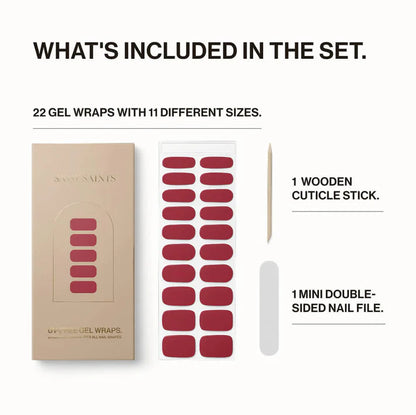 Gel Nail Wraps Routine Bundle